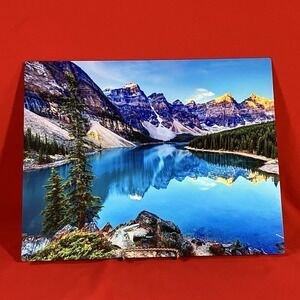 14" x 11" Metal Print - Stunning Moraine Lake, Banff National‎ Park, Canada